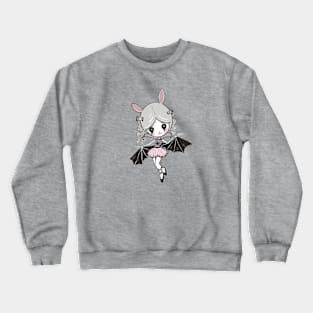 Cute vampire bat girl Crewneck Sweatshirt